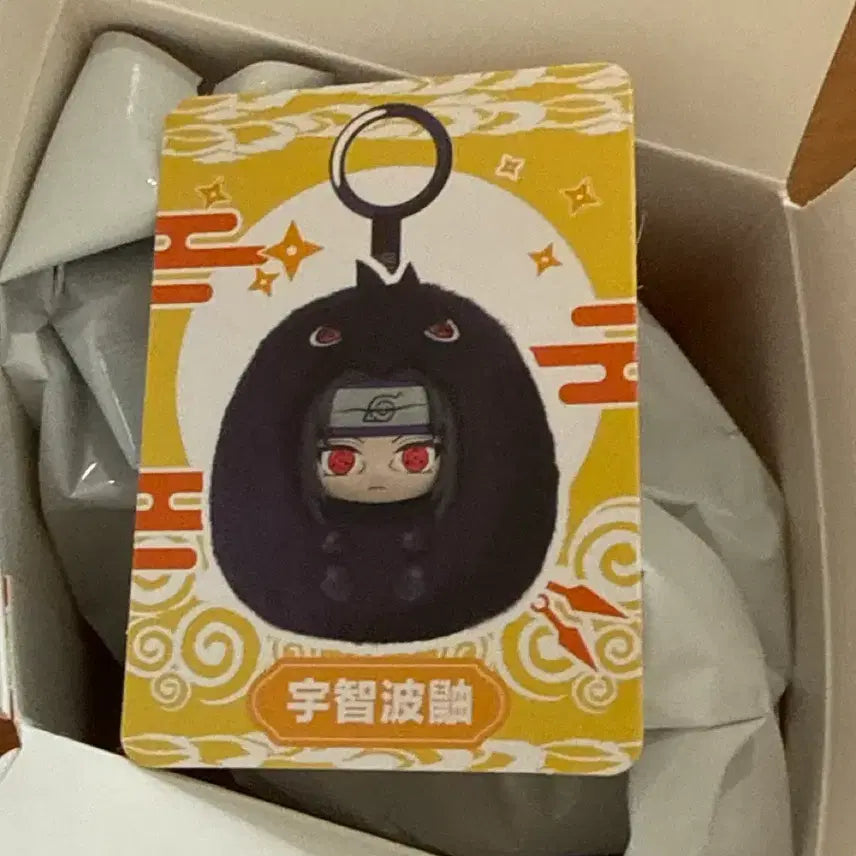 [BUNJANG] Naruto Itachi Nabubu Round Keychain / 나루토 이타치 나부부 동글 키링