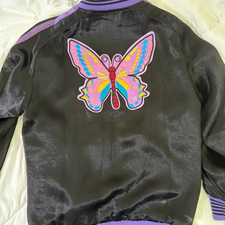 [BUNJANG] Needles Acetate Satin Award Jacket / 니들스 아세테이트 사틴 어워드 자켓