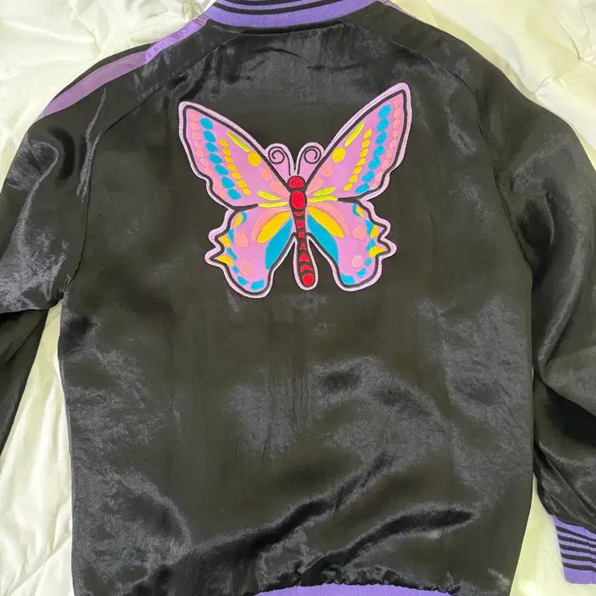 [BUNJANG] Needles Acetate Satin Award Jacket / 니들스 아세테이트 사틴 어워드 자켓