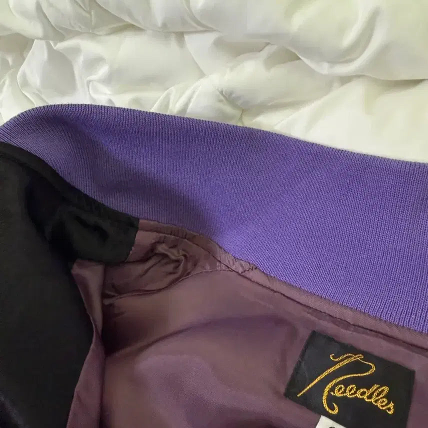 [BUNJANG] Needles Acetate Satin Award Jacket / 니들스 아세테이트 사틴 어워드 자켓