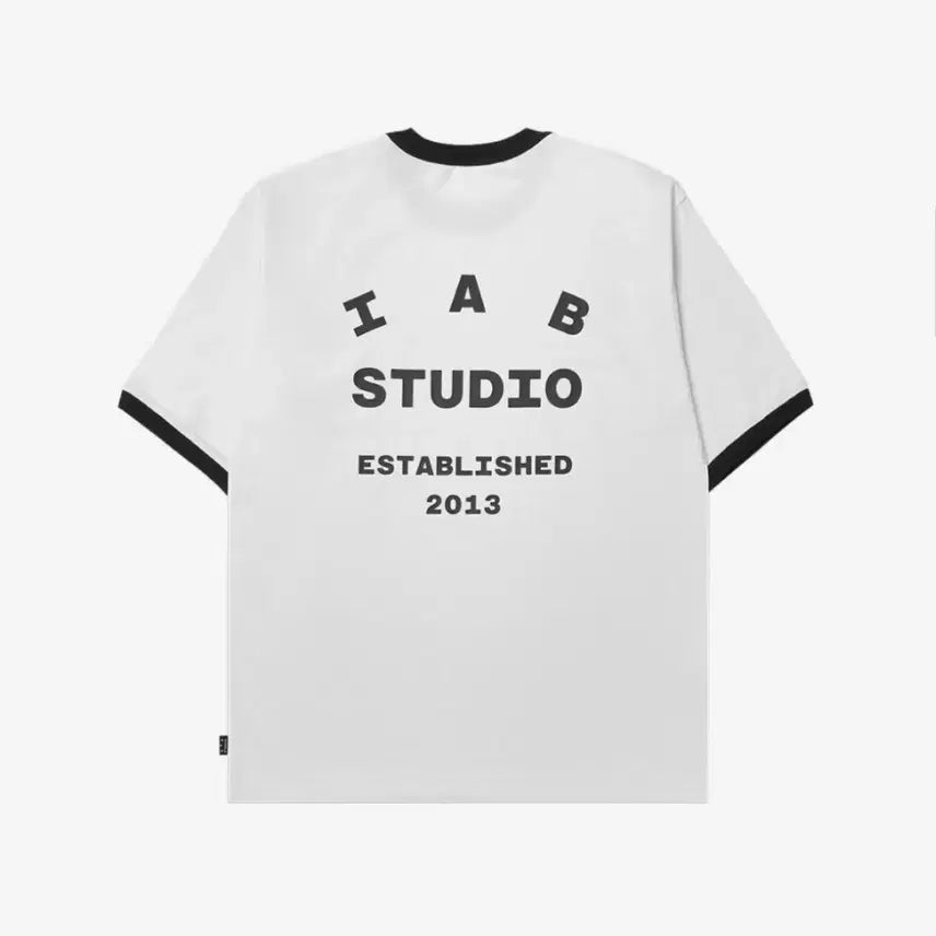 [SOLD OUT] 새상품) 아이앱 스튜디오 이스테블리시드 티셔츠 화이트 블랙 L