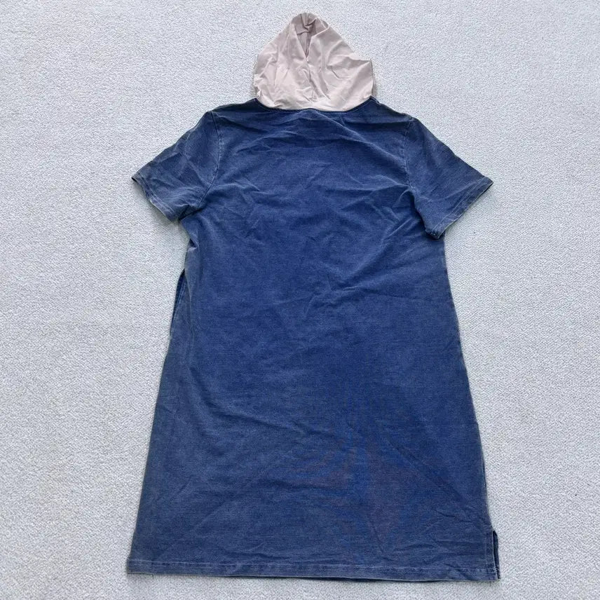 [BUNJANG] Vintage Graphic Denim Hooded Dress / 3XL 빈티지 그래픽 데님 후드 원피스 0424E