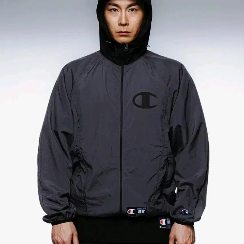 [BUNJANG] Champion x Darkroom Studio Shear Windbreaker Jacket / (m) 챔피온 X 다크룸 스튜디오 시어 윈드브레이커 재킷