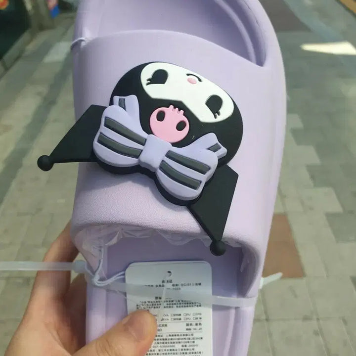[BUNJANG] Sanrio Kuromi Lavender Slippers / 250 산리오 쿠로미 슬리퍼 팝니다