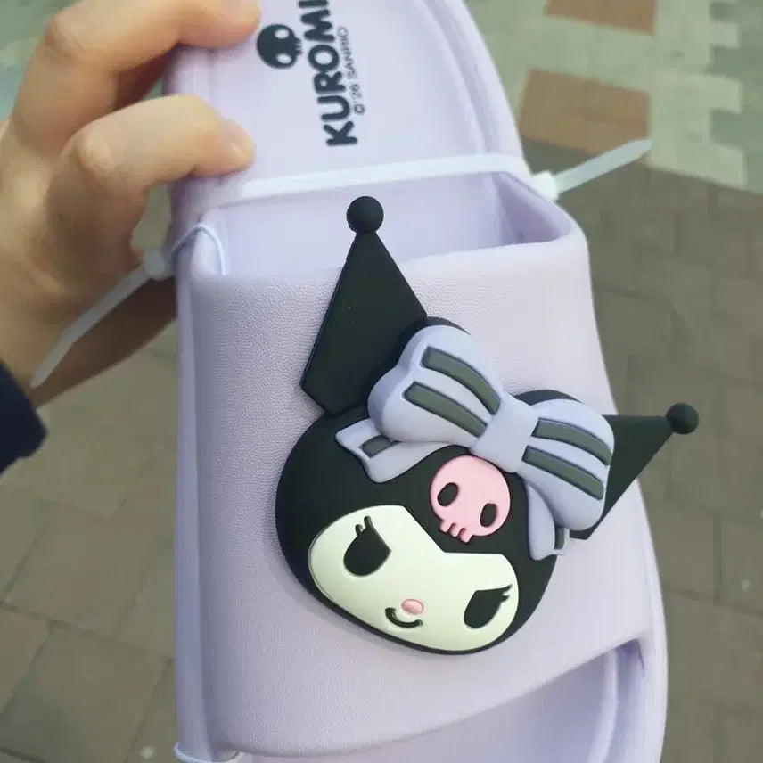 [BUNJANG] Sanrio Kuromi Lavender Slippers / 250 산리오 쿠로미 슬리퍼 팝니다