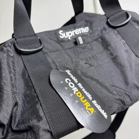 [BUNJANG] Supreme 19SS Cordura Duffle Bag Black / 슈프림 더플백 블랙 - 19SS