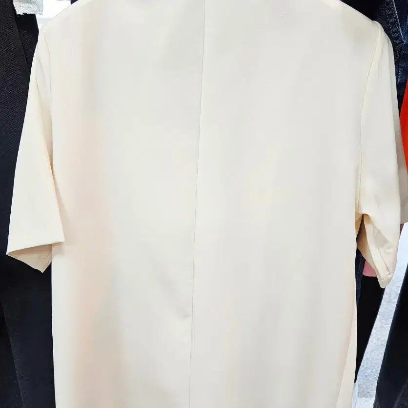[BUNJANG] Ivory Short Sleeve Span Jacket (Size 55) / [새상품]아이보리 반팔 스판 자켓(55)