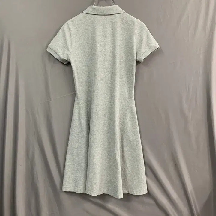 [BUNJANG] Lacoste Colorblock Flare Short Sleeve Polo Dress / 34 라코스테 절개 플레어 PK 반팔 카라티 폴로 원피스