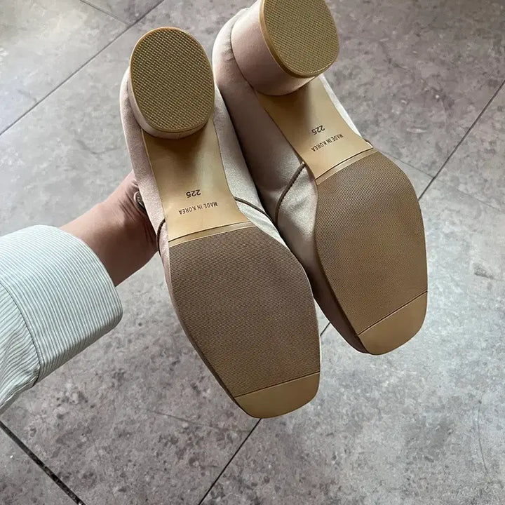 [BUNJANG] Sweet Sweetness Satin Mary Jane Heels / 새틴 메리제인 힐
