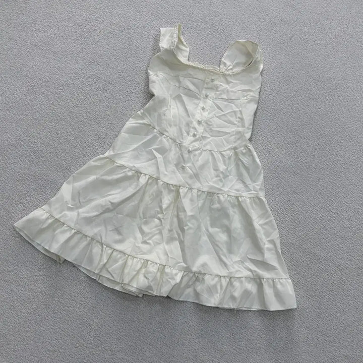 [BUNJANG] Vintage Button-Up Mini Dress / 실측확인 빈티지 버튼업 미니 원피스 0424E
