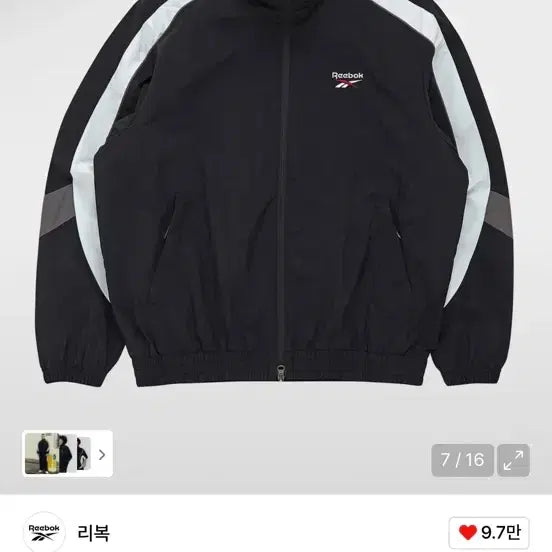[SOLD OUT] 리복 레전드 바람막이 자켓 집업 트랙탑 판매