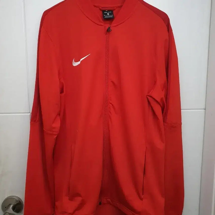 [BUNJANG] Nike Dri-FIT Red Jersey Jacket (Size 100) / 나이키 드라이핏 레드 져지 자켓 100
