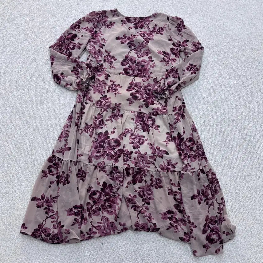[BUNJANG] Vintage Floral Dress / 실측확인 빈티지 플로워 원피스 0424E