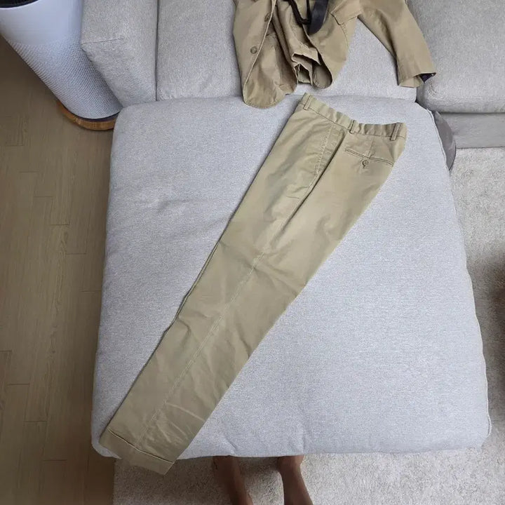 [BUNJANG] Polo Suit Chino Pants - Beige / 폴로 수트 치노 바지