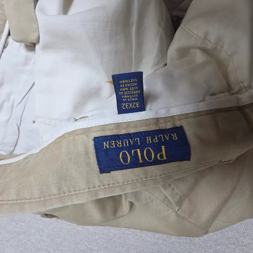 [BUNJANG] Polo Suit Chino Pants - Beige / 폴로 수트 치노 바지