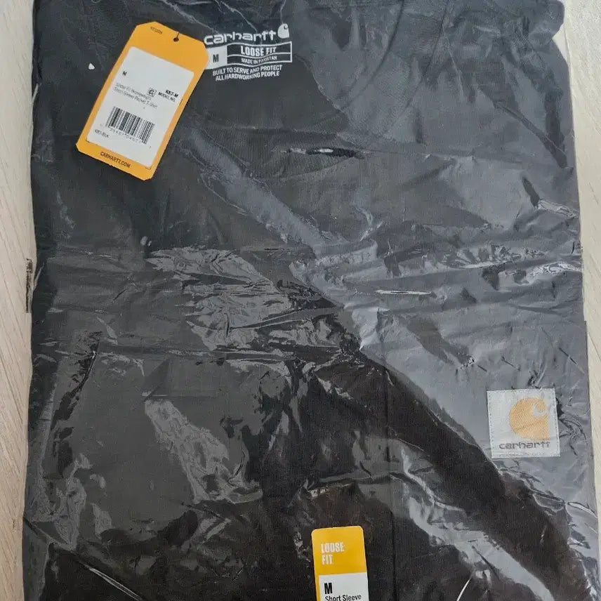[SOLD OUT] 칼하트 k87 블랙 포켓 반팔티셔츠 M 미사용 새상품