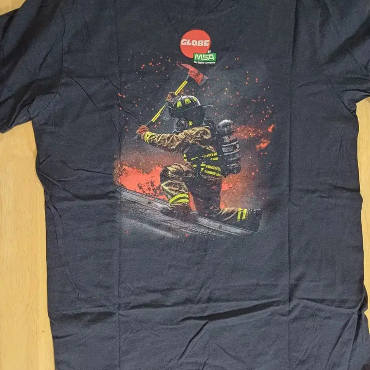 [BUNJANG] Fireman Firefighter Short-Sleeve T-Shirt / [L] 파이어맨 소방관 반팔티