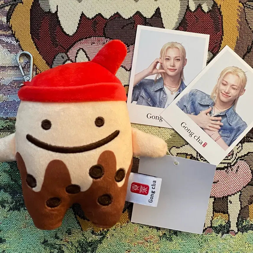 [SOLD OUT] 공차 해피카드 필릭스 브라운 인형