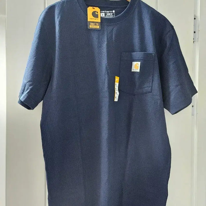 [SOLD OUT] 칼하트 k87 네이비 포켓 반팔티셔츠 M 미사용 새상품
