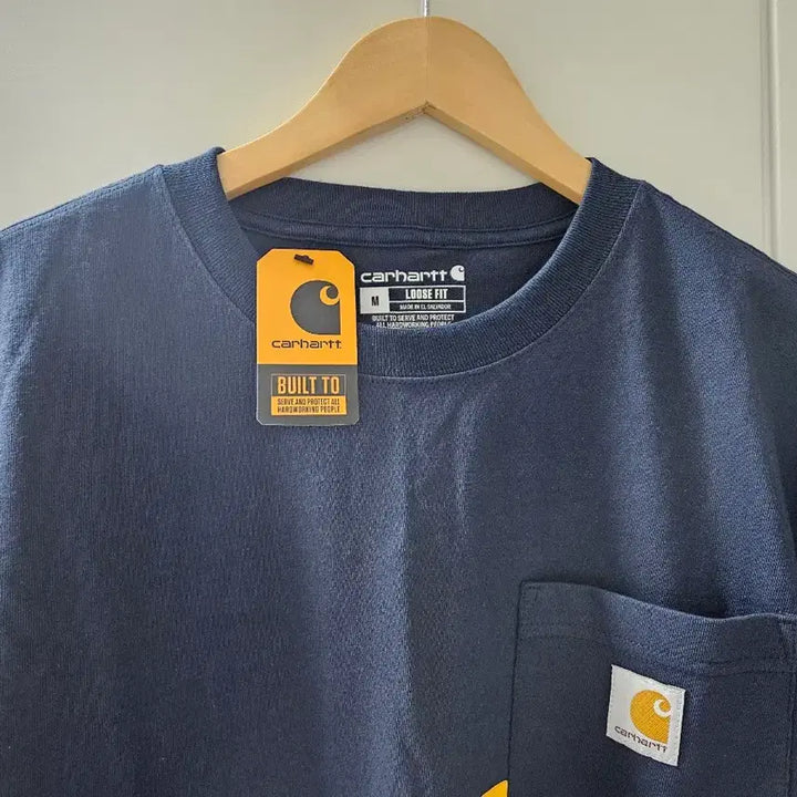 [SOLD OUT] 칼하트 k87 네이비 포켓 반팔티셔츠 M 미사용 새상품