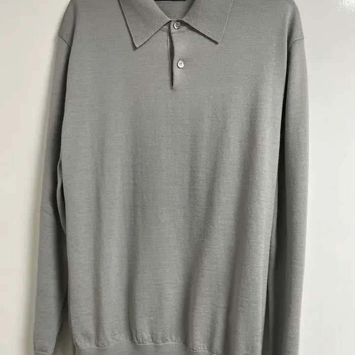 [BUNJANG] Time Homme Wool Collar Knit Top (23SS) / 타임옴므 울 칼라 니트 탑 100 (23SS)
