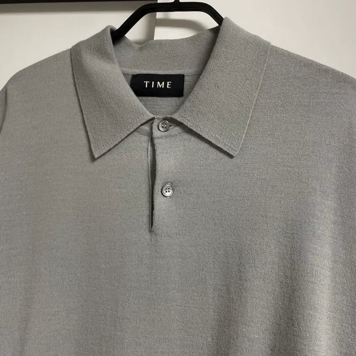 [BUNJANG] Time Homme Wool Collar Knit Top (23SS) / 타임옴므 울 칼라 니트 탑 100 (23SS)