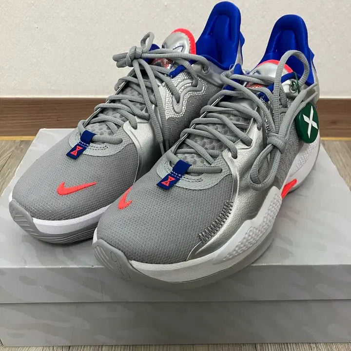 [BUNJANG] Nike PG 5 Basketball Shoes - Silver/Gray - Size 290 / 나이키 PG5 290