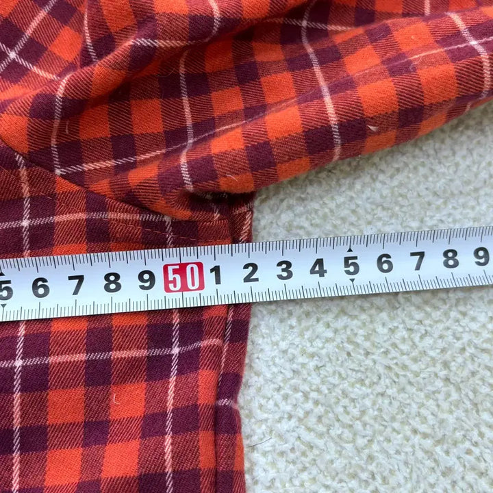[BUNJANG] 100 Mille Golf Check Pattern Long Sleeve Shirt / 100 밀레골프 체크패턴 긴팔 셔츠 0424E