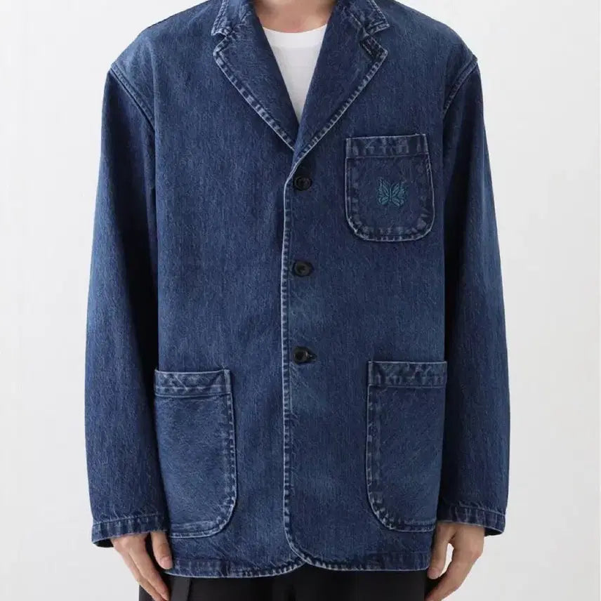 [BUNJANG] Needles Journal Standard 12oz Denim Tailored Jacket / 니들스 저널스탠다드 별주 12oz 데님 테일러드 자켓