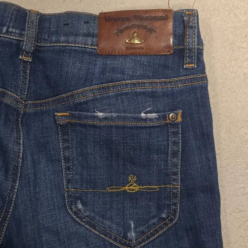 [BUNJANG] Vivienne Westwood Denim Jeans Size 25 / 비비안웨스트우드 데님 청바지 25