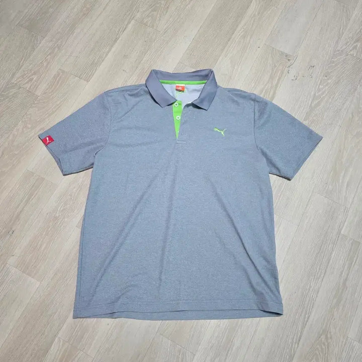 [BUNJANG] Puma Color Block Short Sleeve Polo Shirt 2XL / 110호정도)2xl 퓨마 카라 반팔 티