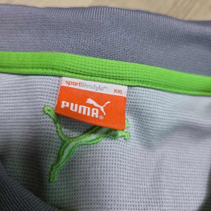 [BUNJANG] Puma Color Block Short Sleeve Polo Shirt 2XL / 110호정도)2xl 퓨마 카라 반팔 티