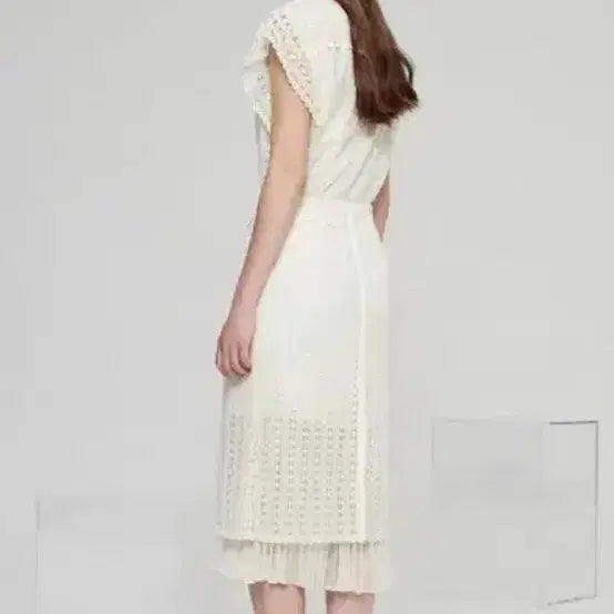 [BUNJANG] Mine Pleated Lace Skirt / 마인 레이스 플리츠 스커트
