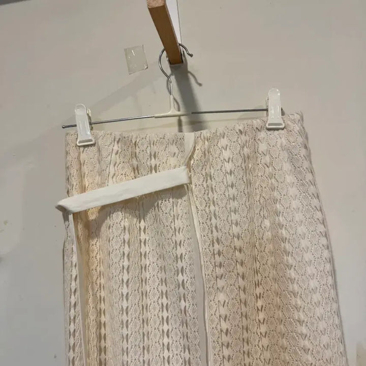 [BUNJANG] Mine Pleated Lace Skirt / 마인 레이스 플리츠 스커트