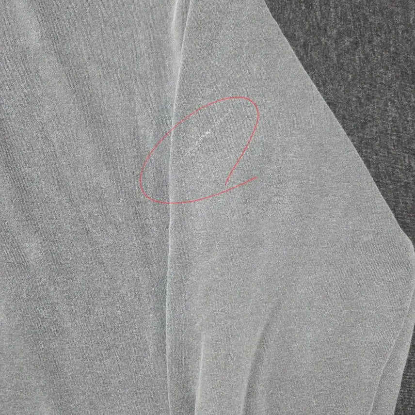 [BUNJANG] Oversized Fit Hooded Sweatshirt (Charcoal) - Size S / 오버핏 후드 스웻셔츠(챠콜)