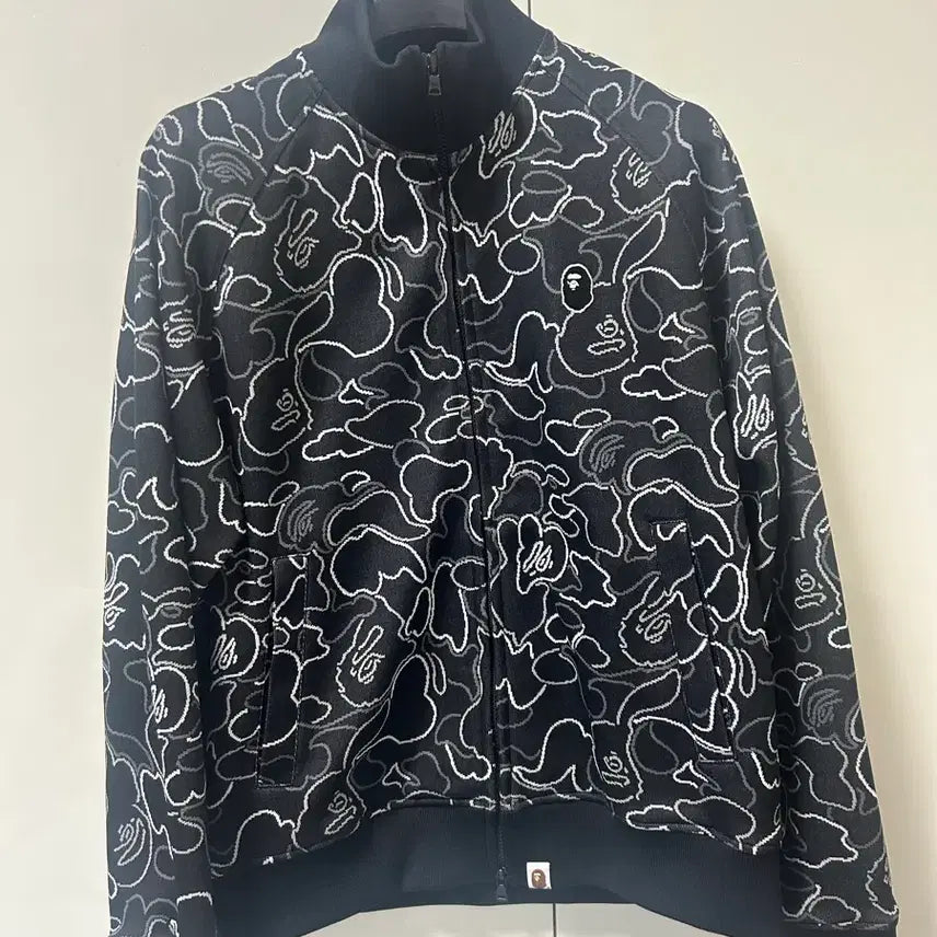 [BUNJANG] A Bathing Ape Neon Camo Jacquard Track Top / 베이프 트랙탑