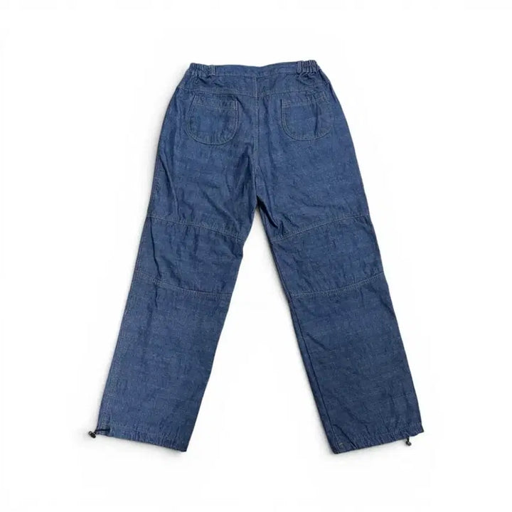 [BUNJANG] Bebe de Pino Embroidery Denim Balloon Pants / 베베드피노맛 자수 데님 벌룬 팬츠