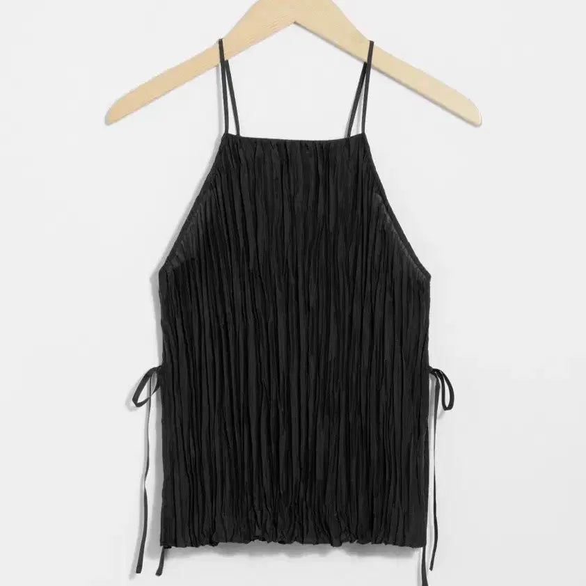 [BUNJANG] And Other Stories Silk Strappy Top Black / (택o) 새상품 앤아더스토리즈 실크 탑 블랙