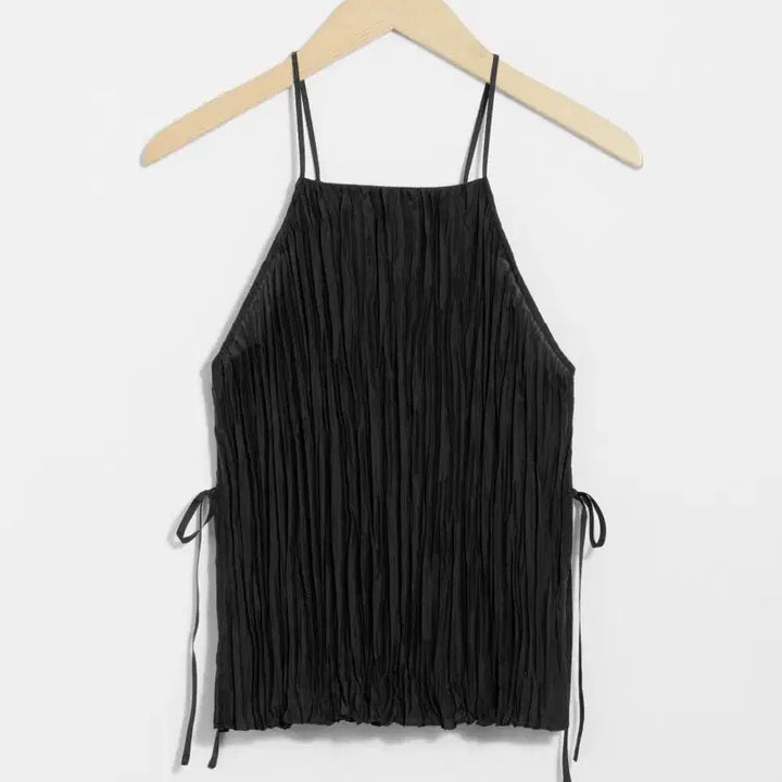 [BUNJANG] And Other Stories Silk Strappy Top Black / (택o) 새상품 앤아더스토리즈 실크 탑 블랙