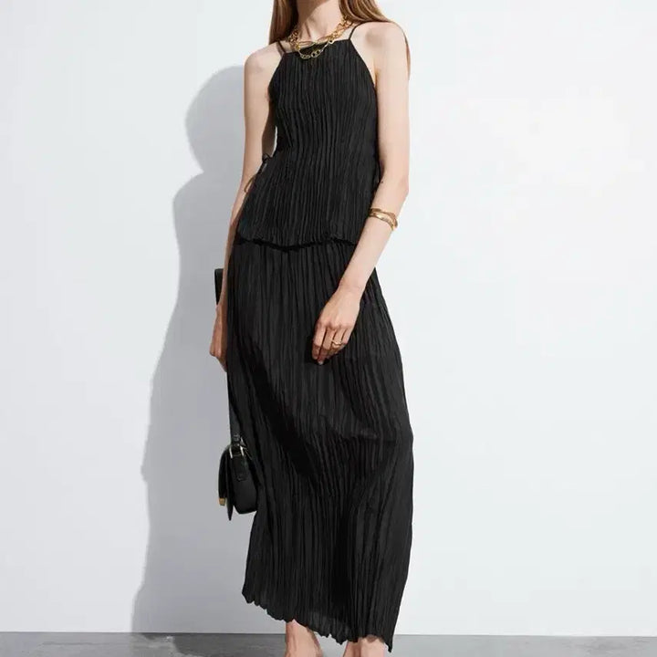 [BUNJANG] And Other Stories Silk Strappy Top Black / (택o) 새상품 앤아더스토리즈 실크 탑 블랙