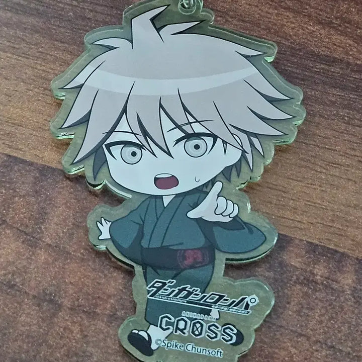 [BUNJANG] Danganronpa Makoto Naegi Acrylic Keyring / 단간론파 아키하바라 카페 CROSS 콜라보아크릴 키링 나에기 마코토