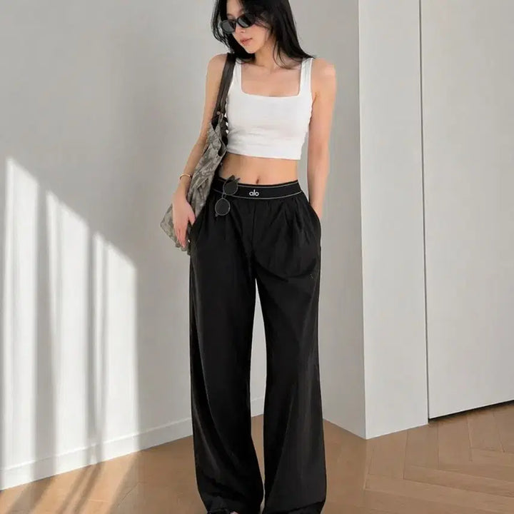 [BUNJANG] Alo Yoga Suit Up Trousers Pants / alo 알로 요가 슈트업 트라우저 팬츠