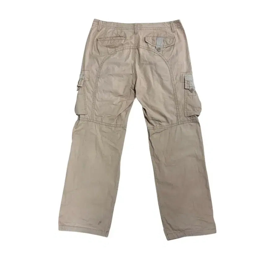 [BUNJANG] POLHAM Beige Cargo Pocket Pants L / 폴햄 베이지 카고 포켓 팬츠