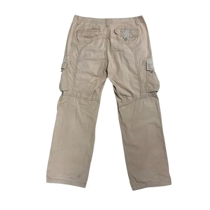 [BUNJANG] POLHAM Beige Cargo Pocket Pants L / 폴햄 베이지 카고 포켓 팬츠