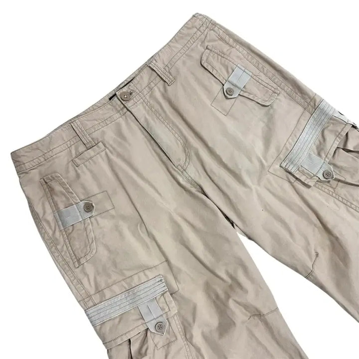 [BUNJANG] POLHAM Beige Cargo Pocket Pants L / 폴햄 베이지 카고 포켓 팬츠