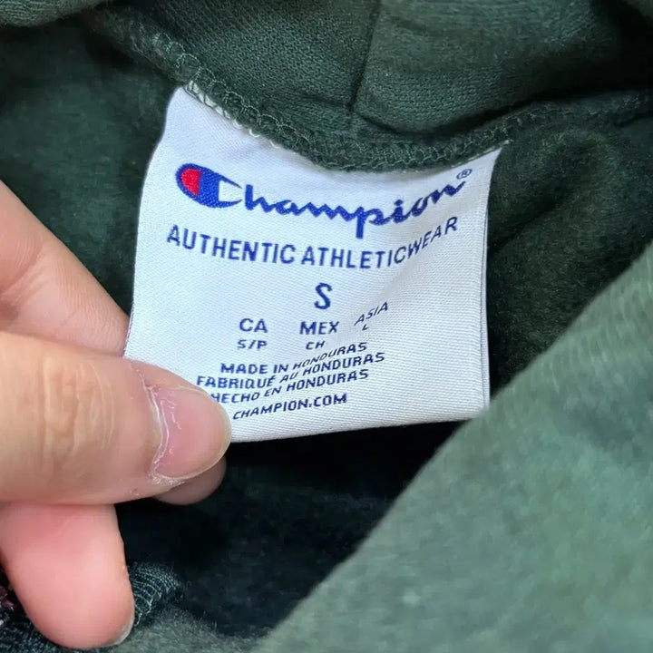 [BUNJANG] Champion 90s Vintage Lettering Hoodie Zip-up / S 챔피온 90s 빈티지 레터링 후드집업 0424E