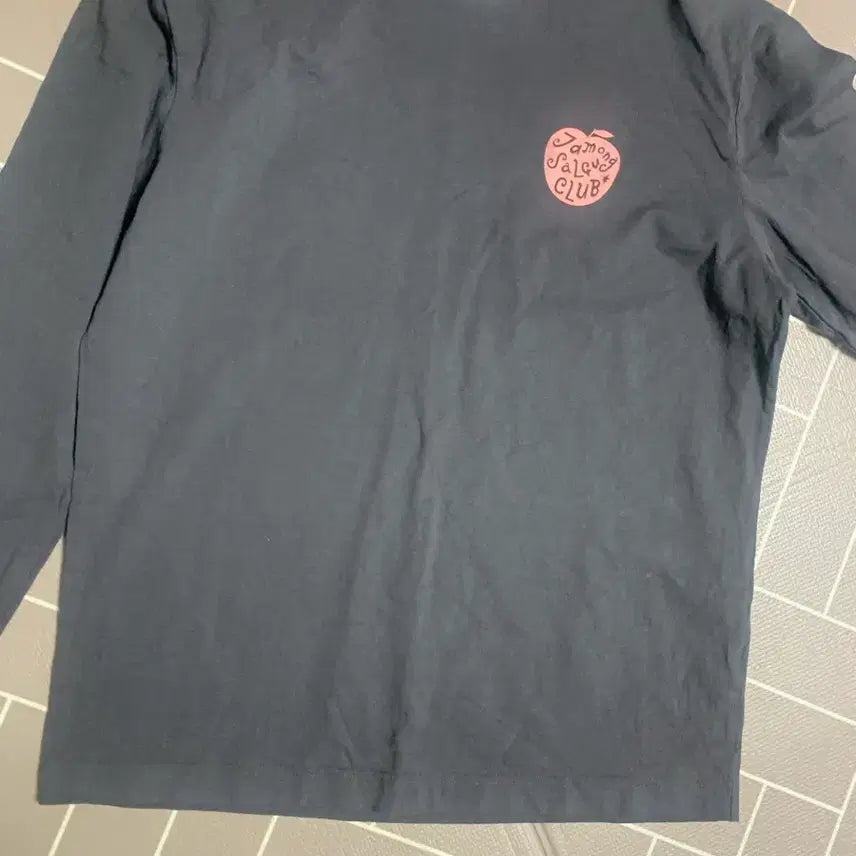 [BUNJANG] Hanro X Beaker Grapefruit Apricot Club Long Sleeve Shirt (L) / 한로로X비이커 자몽살구클럽 롱슬리브 3사이즈(L)