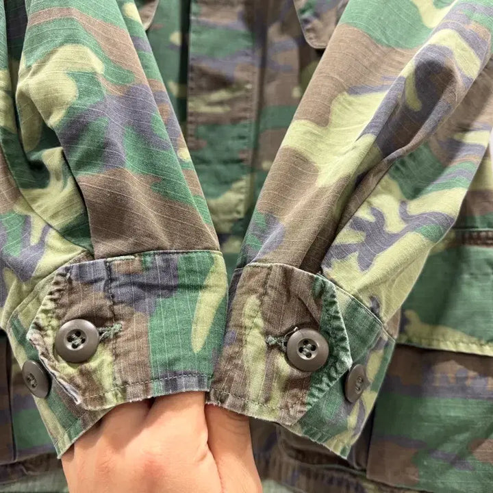 [BUNJANG] US Military Erdl Jungle Fatigue Jacket (M-R) / 미군 정글퍼티드 Erdl (m-r)