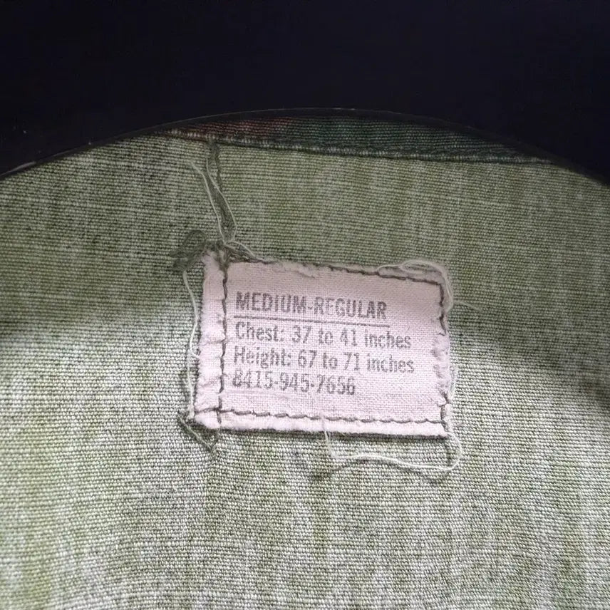 [BUNJANG] US Military Erdl Jungle Fatigue Jacket (M-R) / 미군 정글퍼티드 Erdl (m-r)