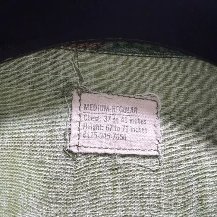 [BUNJANG] US Military Erdl Jungle Fatigue Jacket (M-R) / 미군 정글퍼티드 Erdl (m-r)